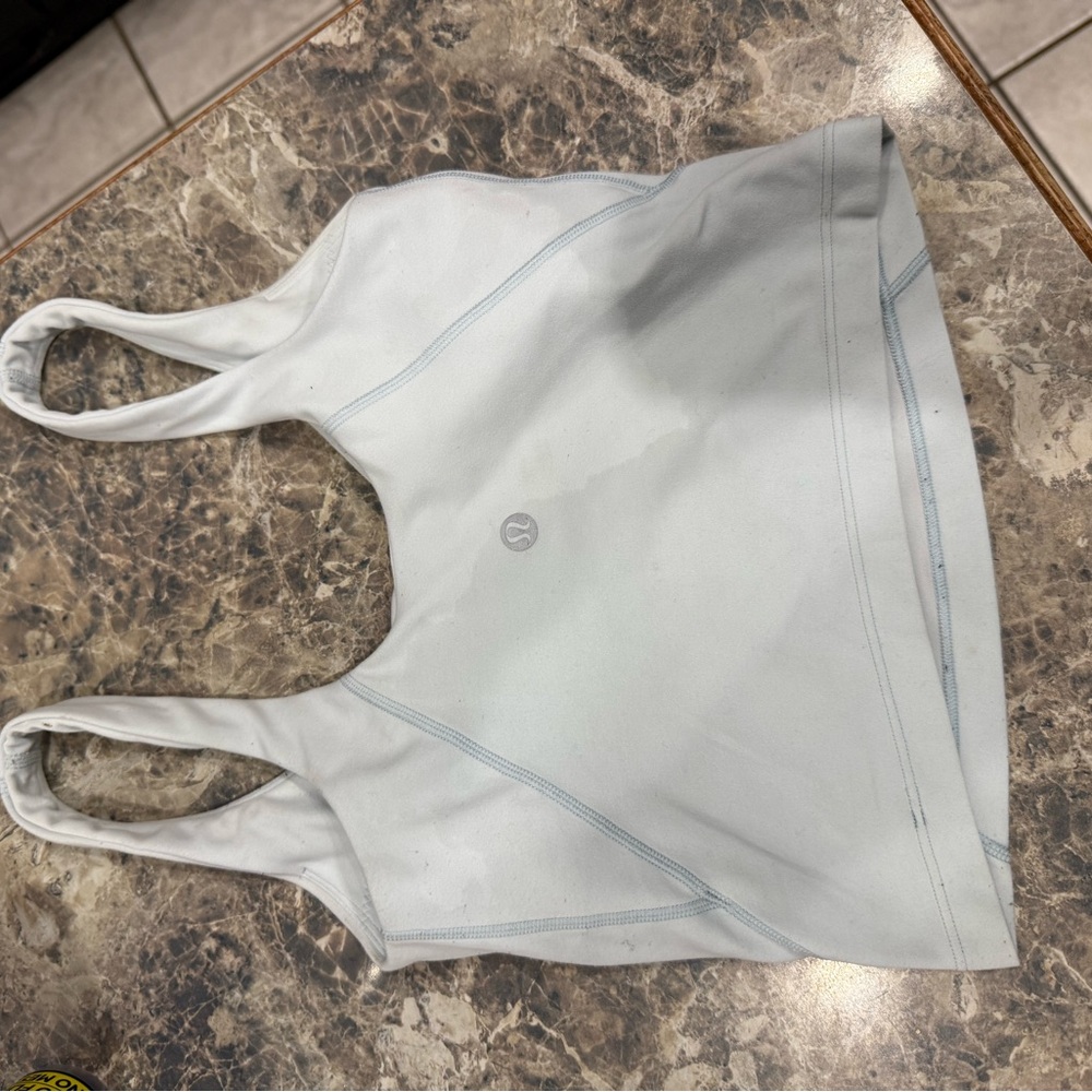 Lulu align tank light blue size 0. No tags.